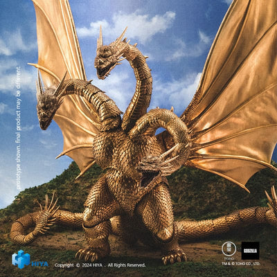 Godzilla Exquisite Basic Action Figure Godzilla vs King Ghidorah King Ghidorah 25cm - Action Figures - Hiya Toys - Hobby Figures UK