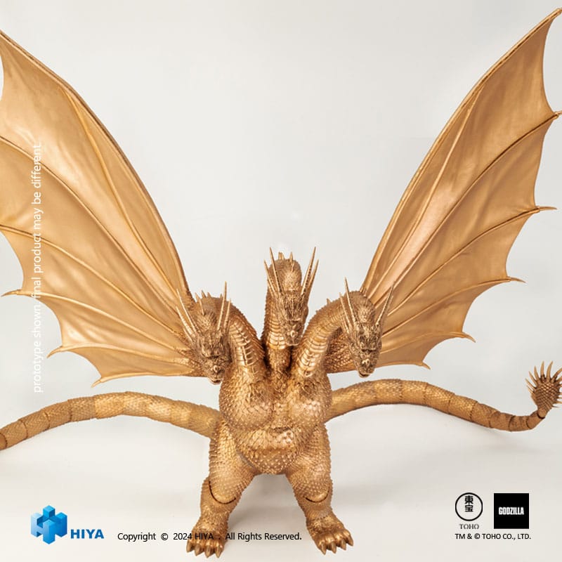 Godzilla Exquisite Basic Action Figure Godzilla vs King Ghidorah King Ghidorah 25cm - Action Figures - Hiya Toys - Hobby Figures UK