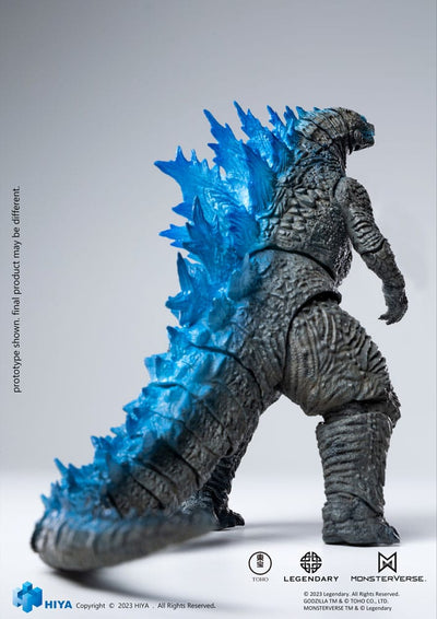 Godzilla Exquisite Basic Action Figure Godzilla vs. Kong Heat Ray Godzilla Translucent Version 18cm - Action Figures - Hiya Toys - Hobby Figures UK