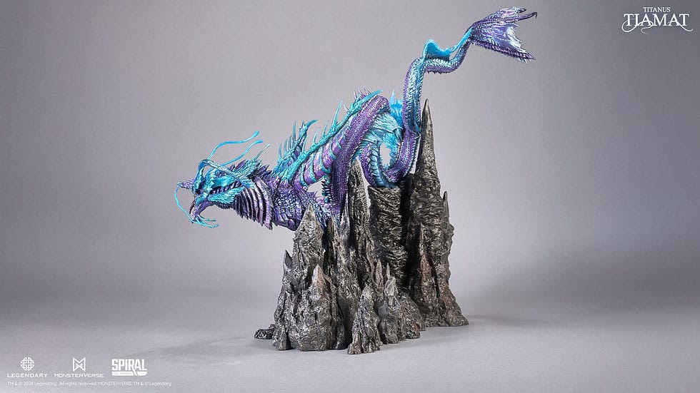 Godzilla Hall of Fame PVC Statue Titanus Tiamat 46cm - Scale Statue - Spiral Studio - Hobby Figures UK