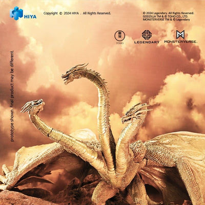 Godzilla: King of the Monsters Exquisite Basic Action Figure King Ghidorah Gravity Beam Version 35cm - Action Figures - Hiya Toys - Hobby Figures UK