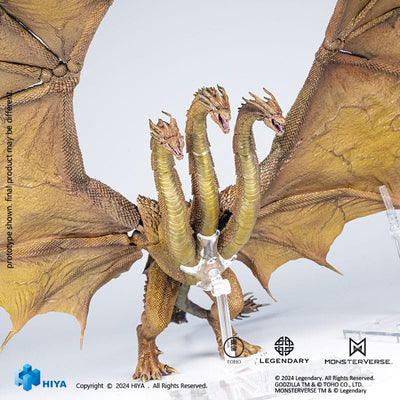 Godzilla: King of the Monsters Exquisite Basic Action Figure King Ghidorah Gravity Beam Version 35cm - Action Figures - Hiya Toys - Hobby Figures UK