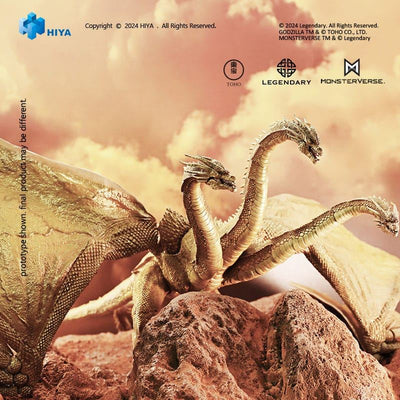 Godzilla: King of the Monsters Exquisite Basic Action Figure King Ghidorah Gravity Beam Version 35cm - Action Figures - Hiya Toys - Hobby Figures UK