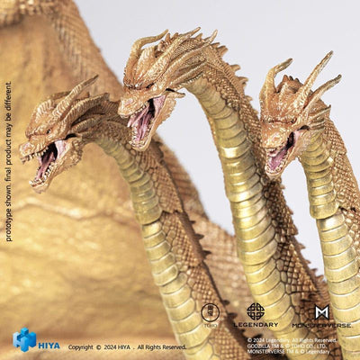 Godzilla: King of the Monsters Exquisite Basic Action Figure King Ghidorah Gravity Beam Version 35cm - Action Figures - Hiya Toys - Hobby Figures UK