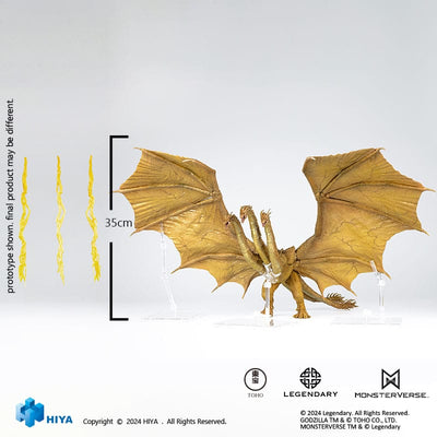 Godzilla: King of the Monsters Exquisite Basic Action Figure King Ghidorah Gravity Beam Version 35cm - Action Figures - Hiya Toys - Hobby Figures UK