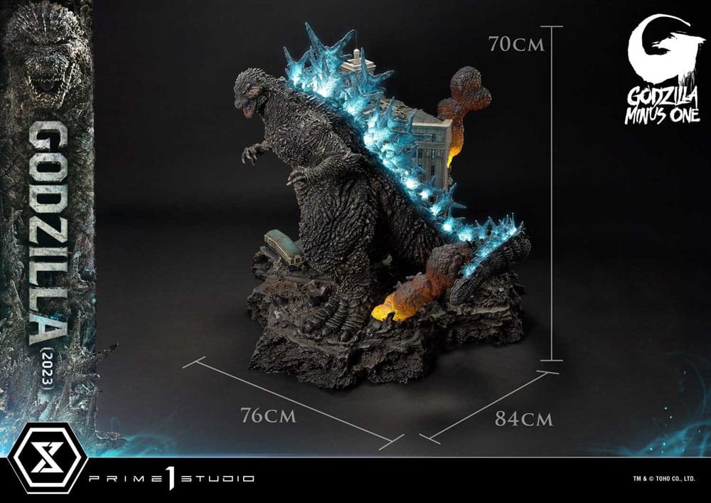 Godzilla Minus One Diorama Masterline Series Godzilla 2023 Bonus Version 70cm - Scale Statue - Prime 1 Studio - Hobby Figures UK