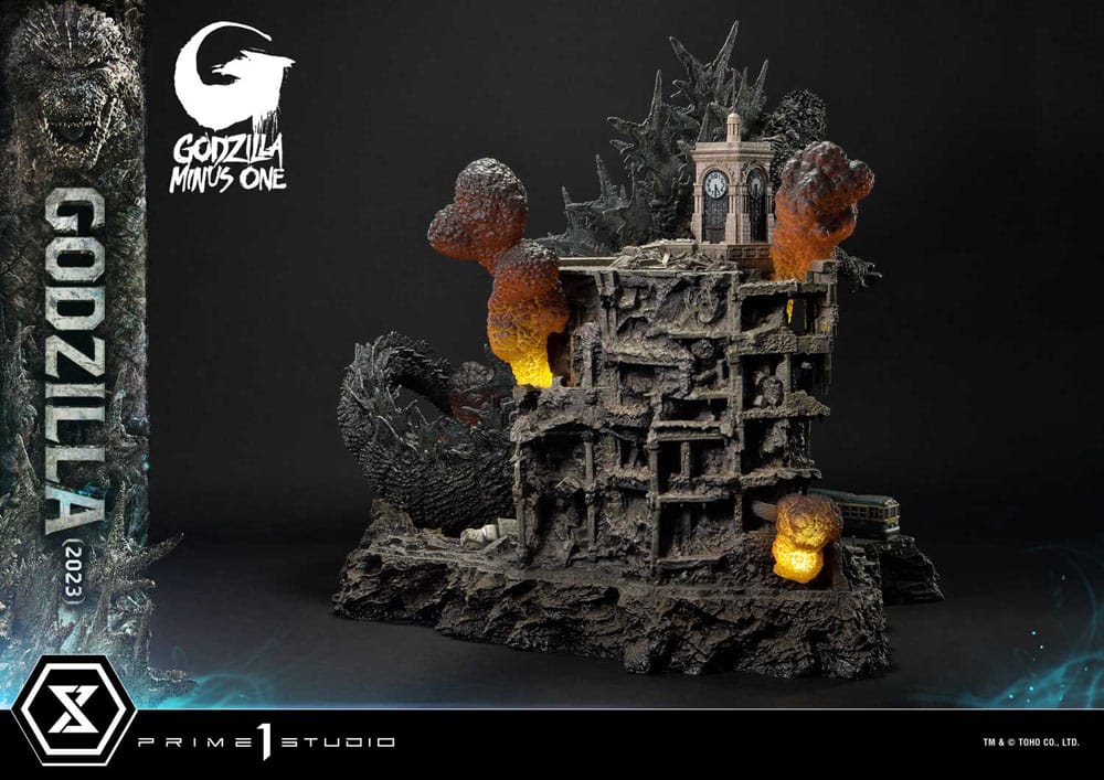 Godzilla Minus One Diorama Masterline Series Godzilla 2023 Bonus Version 70cm - Scale Statue - Prime 1 Studio - Hobby Figures UK