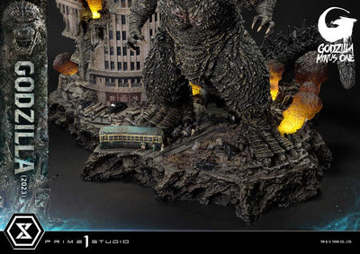 Godzilla Minus One Diorama Masterline Series Godzilla 2023 Bonus Version 70cm - Scale Statue - Prime 1 Studio - Hobby Figures UK