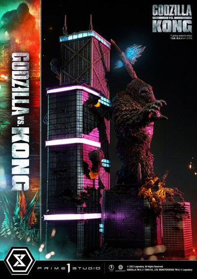 Godzilla vs. Kong Diorama Godzilla vs. Kong Final Battle 80cm - Scale Statue - Prime 1 Studio - Hobby Figures UK