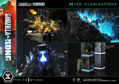 Godzilla vs. Kong Diorama Godzilla vs. Kong Final Battle 80cm - Scale Statue - Prime 1 Studio - Hobby Figures UK