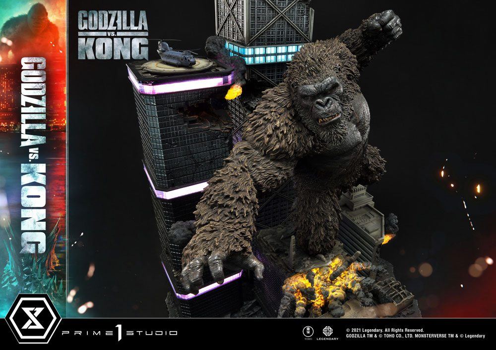 Godzilla vs. Kong Diorama Godzilla vs. Kong Final Battle 80cm - Scale Statue - Prime 1 Studio - Hobby Figures UK