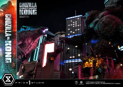 Godzilla vs. Kong Diorama Godzilla vs. Kong Final Battle 80cm - Scale Statue - Prime 1 Studio - Hobby Figures UK