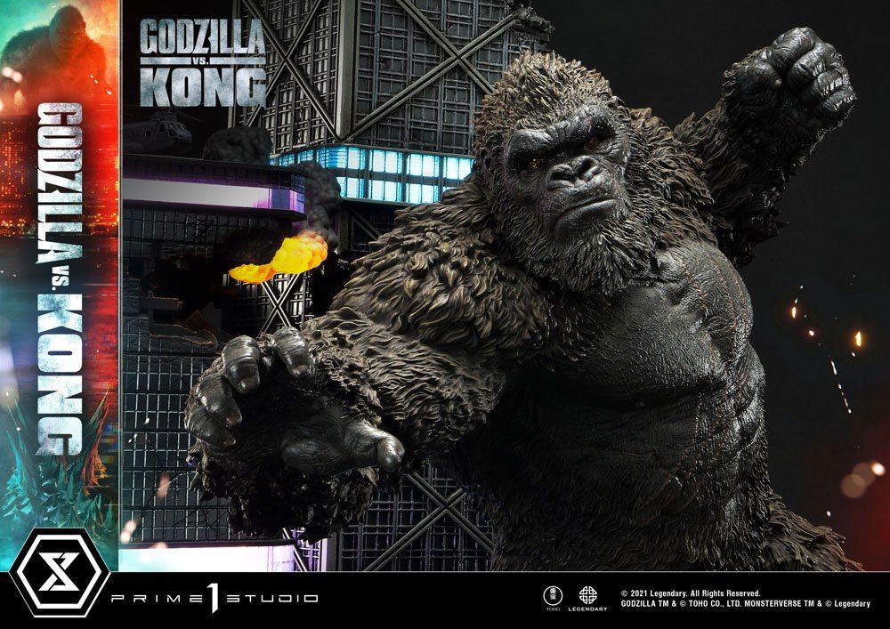 Godzilla vs. Kong Diorama Godzilla vs. Kong Final Battle 80cm - Scale Statue - Prime 1 Studio - Hobby Figures UK