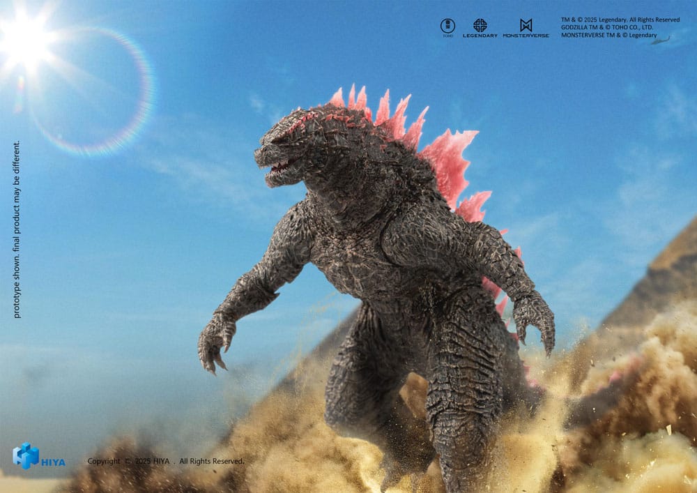 Godzilla x Kong The New Empire Exquisite Basic Action Figure Heat Ray Godzilla Evolved Ver. 18cm - Action Figures - Hiya Toys - Hobby Figures UK