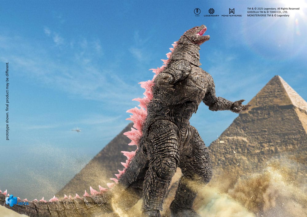 Godzilla x Kong The New Empire Exquisite Basic Action Figure Heat Ray Godzilla Evolved Ver. 18cm - Action Figures - Hiya Toys - Hobby Figures UK