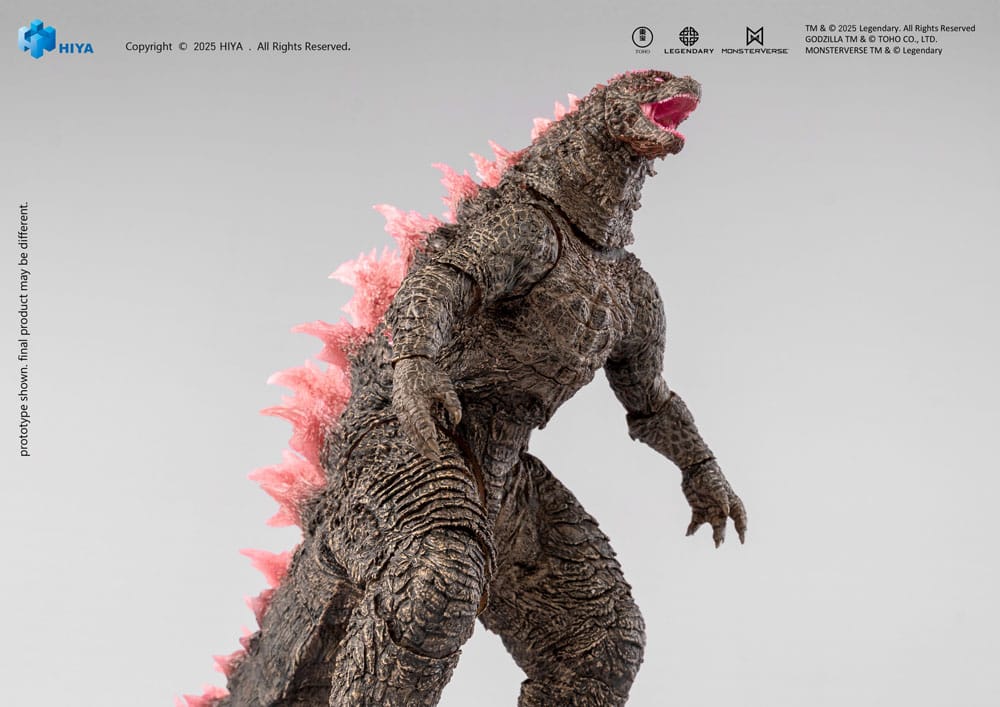 Godzilla x Kong The New Empire Exquisite Basic Action Figure Heat Ray Godzilla Evolved Ver. 18cm - Action Figures - Hiya Toys - Hobby Figures UK