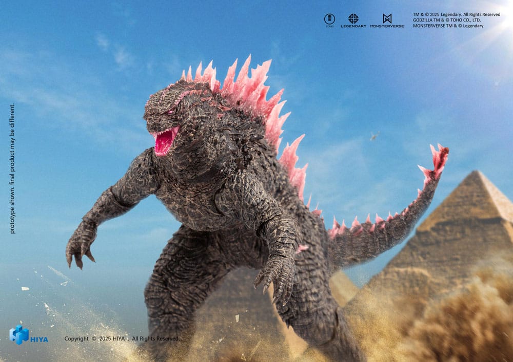Godzilla x Kong The New Empire Exquisite Basic Action Figure Heat Ray Godzilla Evolved Ver. 18cm - Action Figures - Hiya Toys - Hobby Figures UK