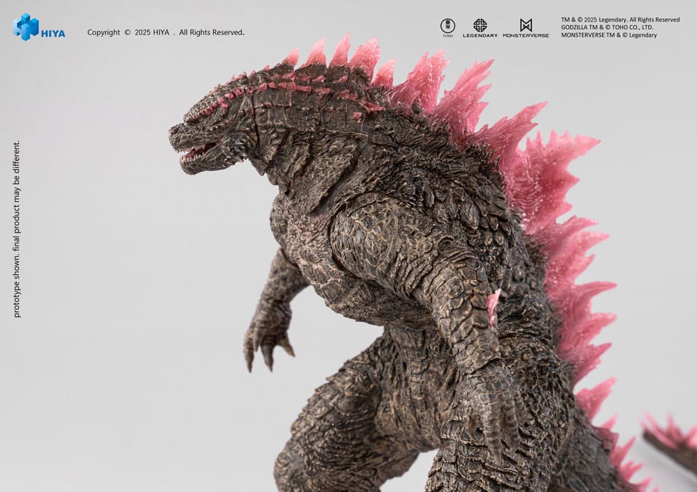 Godzilla x Kong The New Empire Exquisite Basic Action Figure Heat Ray Godzilla Evolved Ver. 18cm - Action Figures - Hiya Toys - Hobby Figures UK