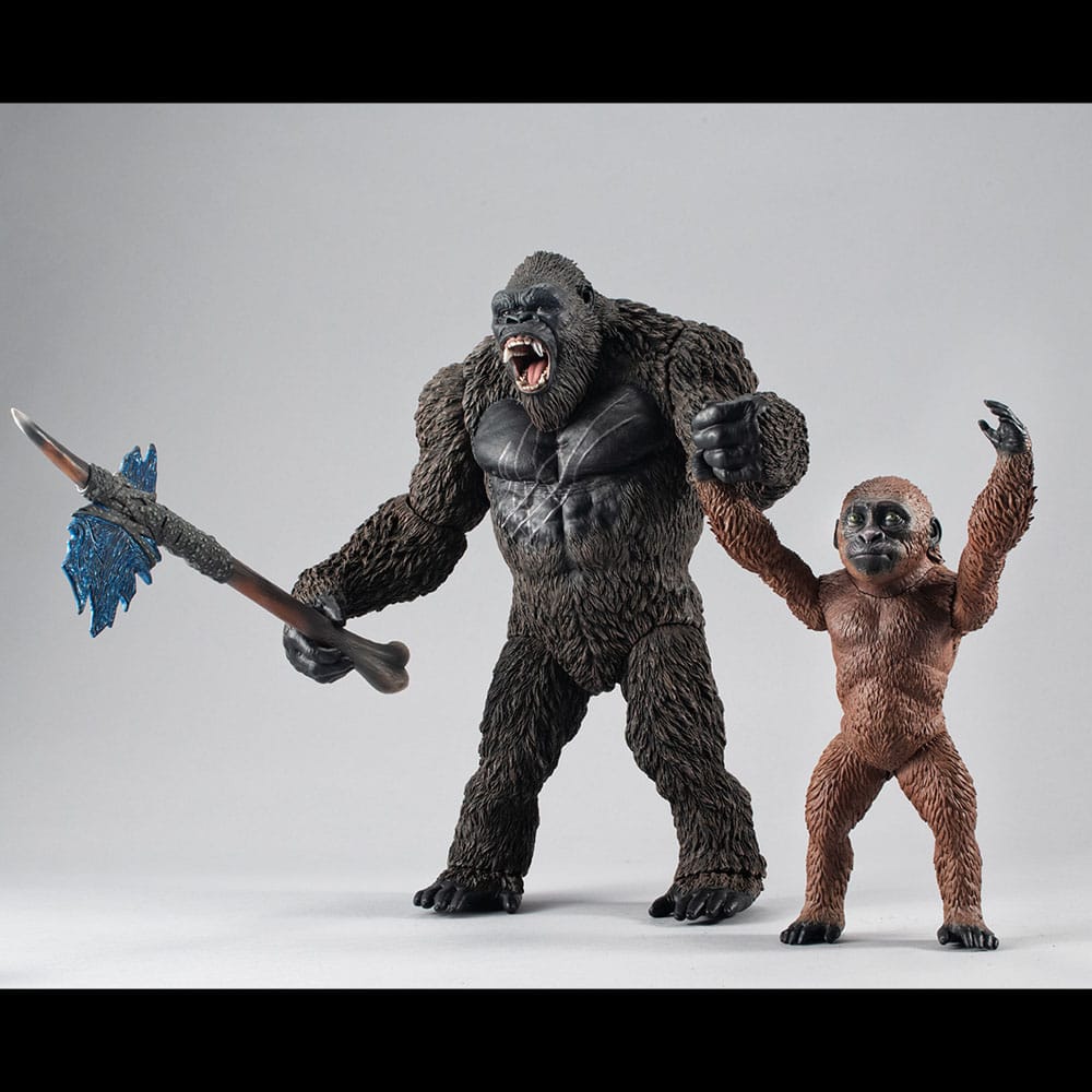 Godzilla x Kong: The New Empire Ultimate Article Monsters Figures Godzilla & Suko 30cm - Scale Statue - Megahouse - Hobby Figures UK