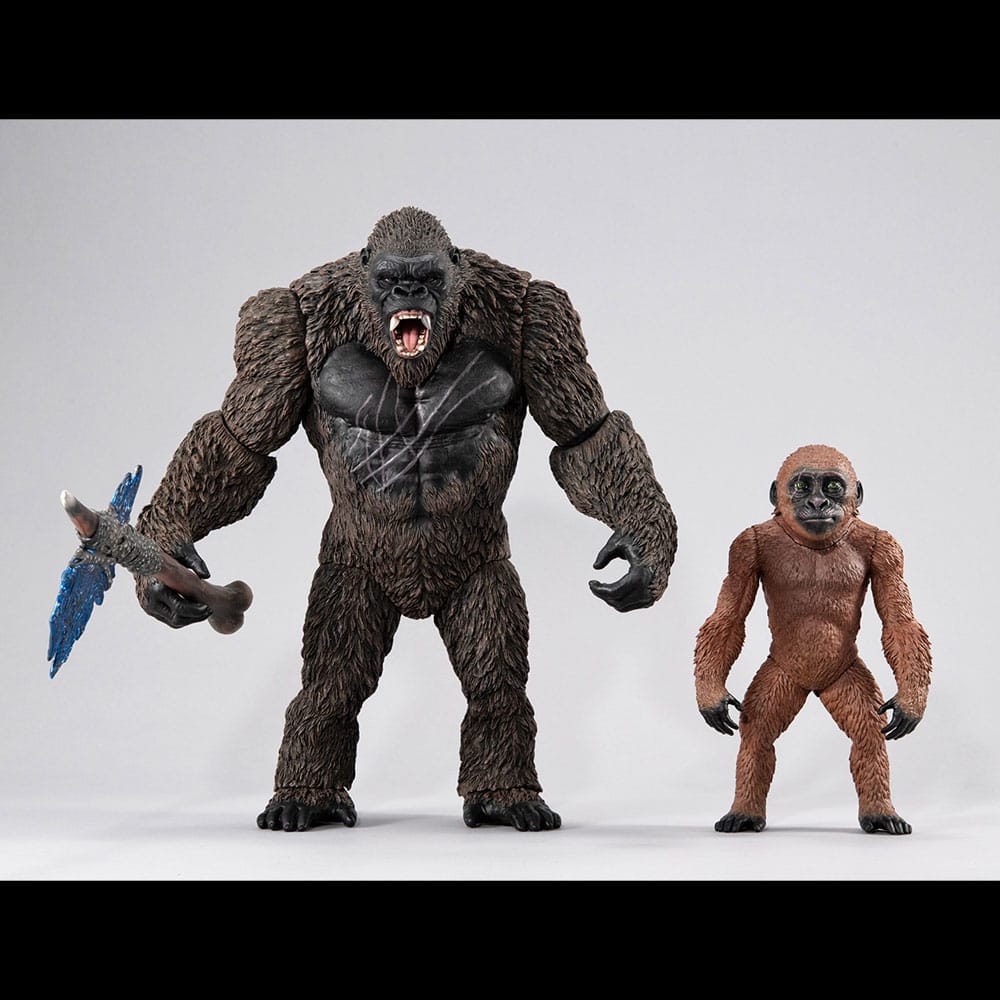 Godzilla x Kong: The New Empire Ultimate Article Monsters Figures Godzilla & Suko 30cm - Scale Statue - Megahouse - Hobby Figures UK