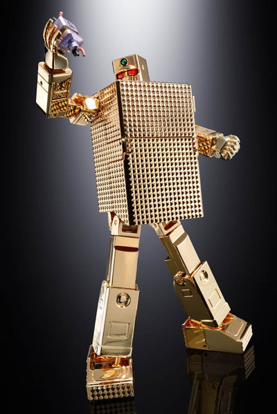 Golden Warrior Gold Lightan Soul of Chogokin Diecast Action Figure GX-32SP Gold Lightan 50th Anniversary Ver. 13cm - Action Figures - Bandai Tamashii Nations - Hobby Figures UK