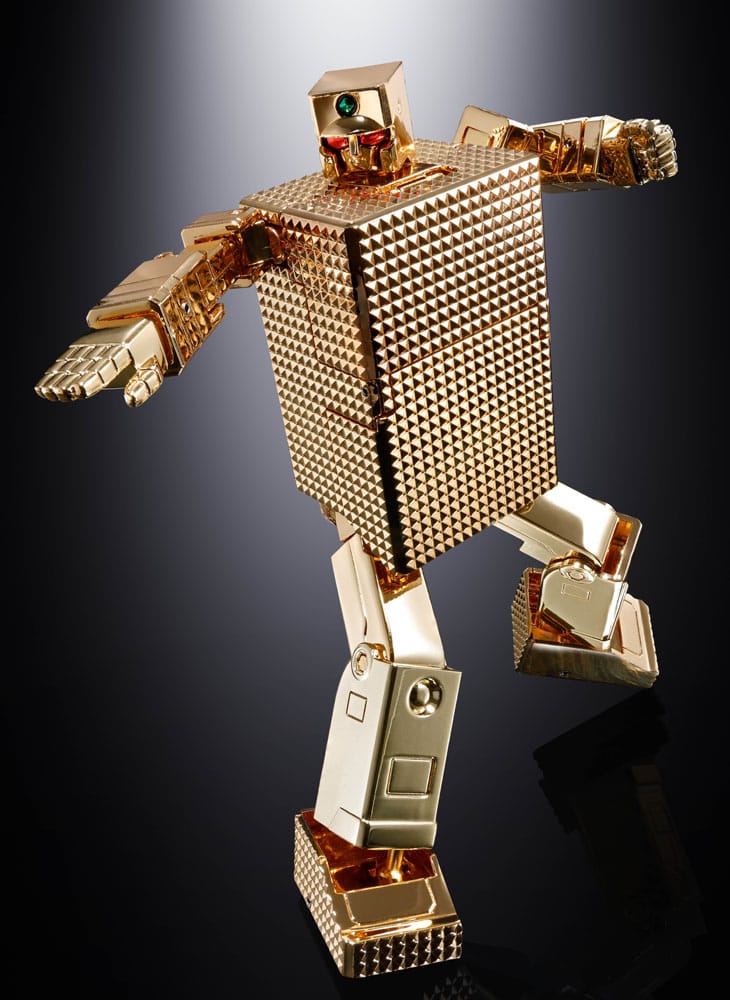 Golden Warrior Gold Lightan Soul of Chogokin Diecast Action Figure GX-32SP Gold Lightan 50th Anniversary Ver. 13cm - Action Figures - Bandai Tamashii Nations - Hobby Figures UK