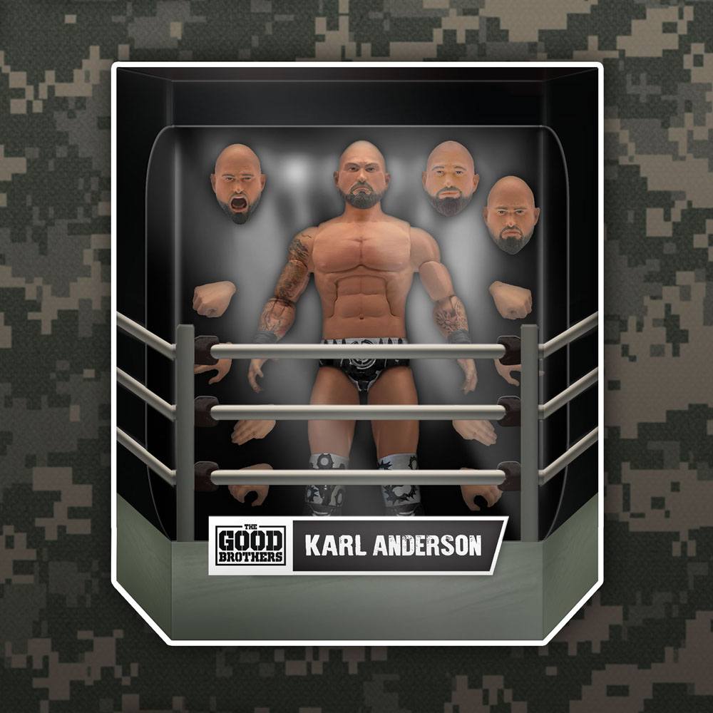 Good Brothers Wrestling Ultimates Action Figure Karl Anderson 18cm - Action Figures - Super7 - Hobby Figures UK