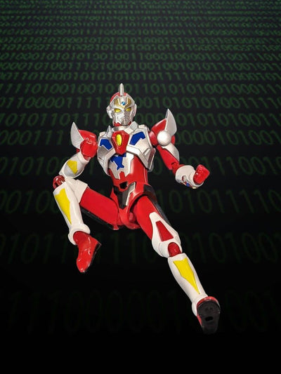 Gridman Universe HAF Action Figure Gridman Animation Style 17cm - Action Figures - Evolution Toy - Hobby Figures UK
