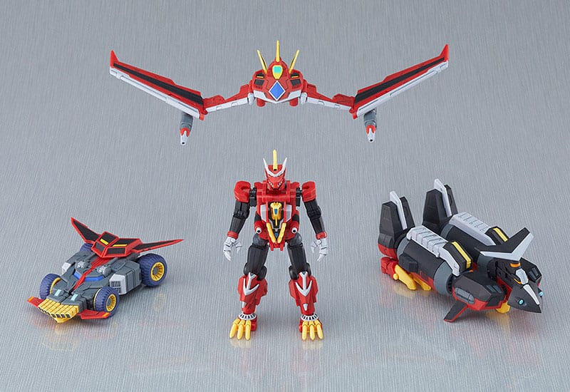 Gridman Universe Moderoid Plastic Model Kit Rogue Kaiser Gridman 24cm (re-run) - Model Kit - Good Smile Company - Hobby Figures UK