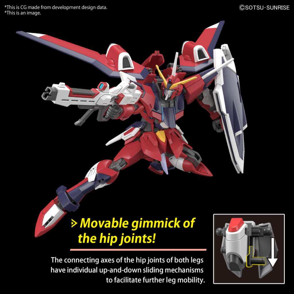 Gundam Model Kit Figure HG Gundam Immortal Justice 1/144 13cm - Model Kit - Bandai Model Kit - Hobby Figures UK