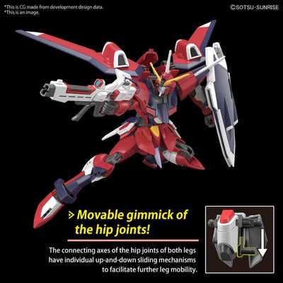 Gundam Model Kit Figure HG Gundam Immortal Justice 1/144 13cm - Model Kit - Bandai Model Kit - Hobby Figures UK