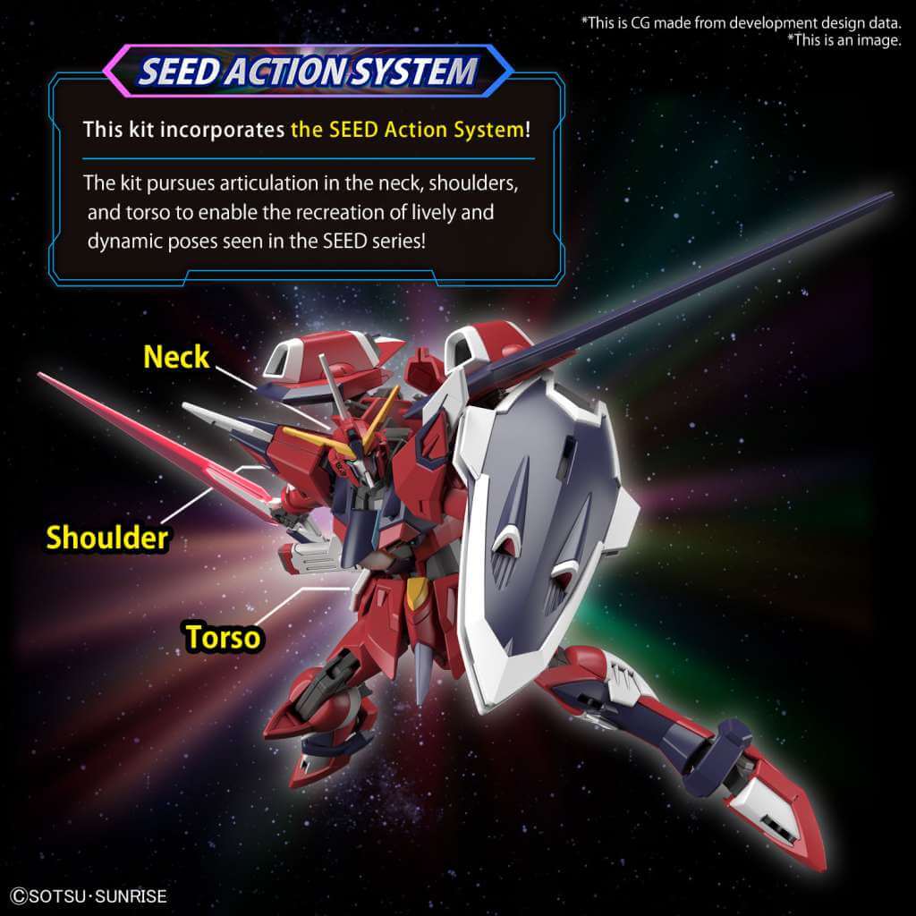 Gundam Model Kit Figure HG Gundam Immortal Justice 1/144 13cm - Model Kit - Bandai Model Kit - Hobby Figures UK