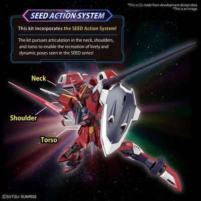 Gundam Model Kit Figure HG Gundam Immortal Justice 1/144 13cm - Model Kit - Bandai Model Kit - Hobby Figures UK