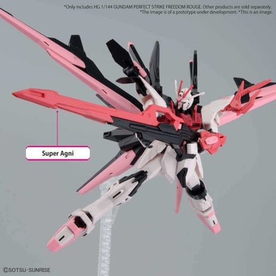 Gundam Model Kit Figure HG Gundam Perfect Strike Freedom Rouge 1/144 13cm - Model Kit - Bandai Model Kit - Hobby Figures UK