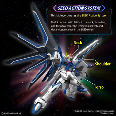 Gundam Model Kit Figure HG Gundam Rising Freedom 1/144 13cm - Model Kit - Bandai Model Kit - Hobby Figures UK