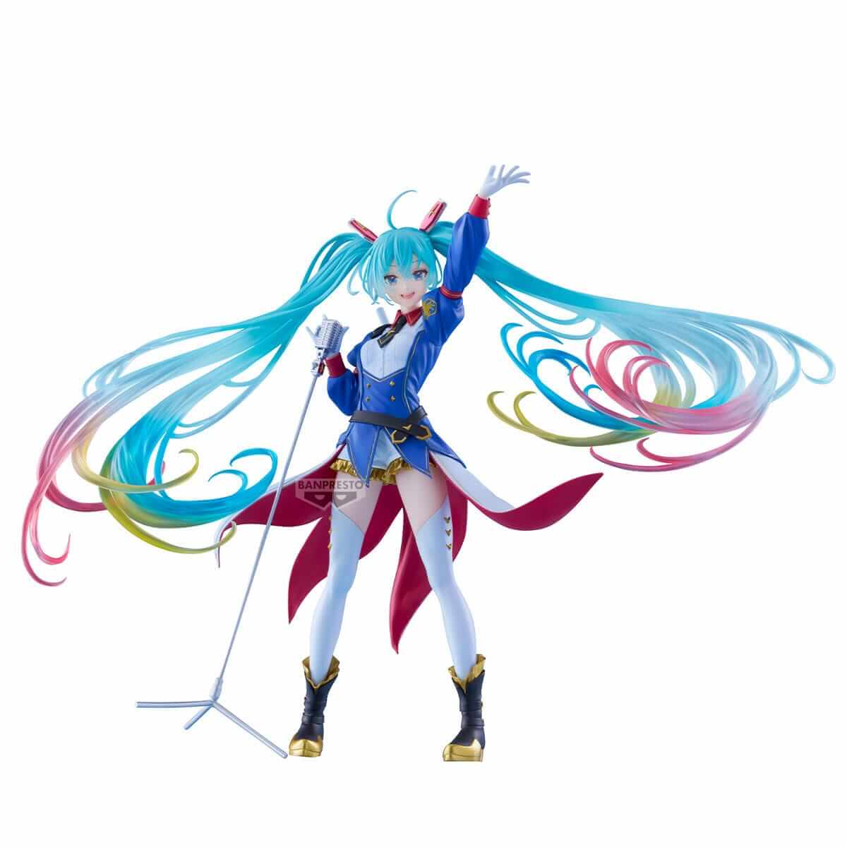 Gundam X Miku Banpresto Evolve PVC Statue Hatsune Miku Figure 21cm - Scale Statue - Banpresto - Hobby Figures UK