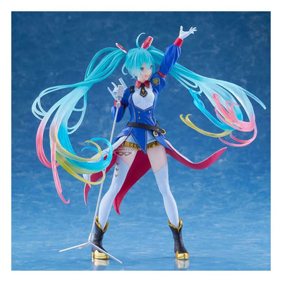 Gundam X Miku Banpresto Evolve PVC Statue Hatsune Miku Figure 21cm - Scale Statue - Banpresto - Hobby Figures UK