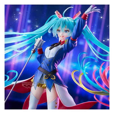Gundam X Miku Banpresto Evolve PVC Statue Hatsune Miku Figure 21cm - Scale Statue - Banpresto - Hobby Figures UK