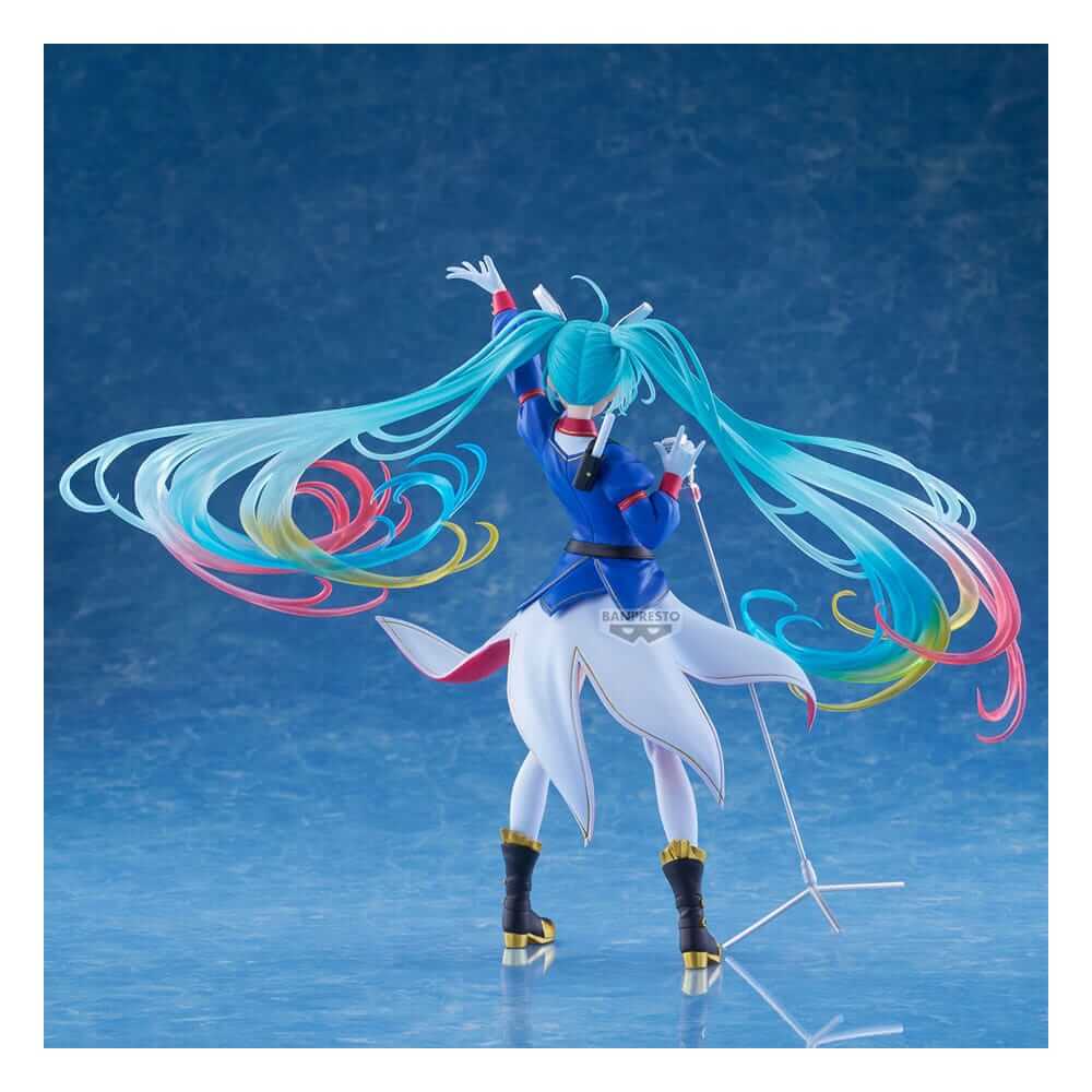 Gundam X Miku Banpresto Evolve PVC Statue Hatsune Miku Figure 21cm - Scale Statue - Banpresto - Hobby Figures UK