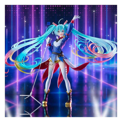 Gundam X Miku Banpresto Evolve PVC Statue Hatsune Miku Figure 21cm - Scale Statue - Banpresto - Hobby Figures UK