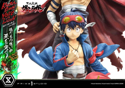 Gurren Lagann Ultimate Premium Masterline Series Statue 1/4 Kamina, Simon & Yoko with Lagann Deluxe Version 97cm - Scale Statue - Prime 1 Studio - Hobby Figures UK