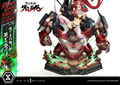 Gurren Lagann Ultimate Premium Masterline Series Statue 1/4 Kamina, Simon & Yoko with Lagann Deluxe Version 97cm - Scale Statue - Prime 1 Studio - Hobby Figures UK