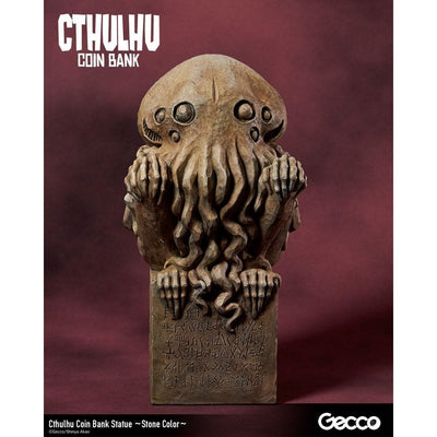 H.P. Lovecraft Cthulhu Mythos Coin Bank Statue Cthulhu (Stone Color) 24cm - Scale Statue - Gecco - Hobby Figures UK