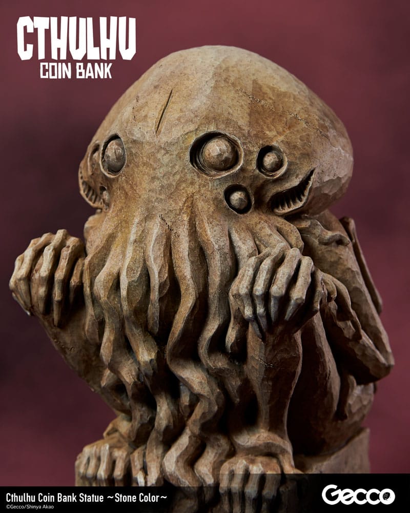 H.P. Lovecraft Cthulhu Mythos Coin Bank Statue Cthulhu (Stone Color) 24cm - Scale Statue - Gecco - Hobby Figures UK