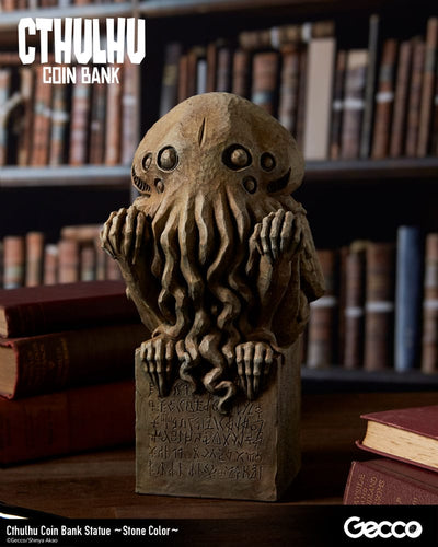 H.P. Lovecraft Cthulhu Mythos Coin Bank Statue Cthulhu (Stone Color) 24cm - Scale Statue - Gecco - Hobby Figures UK