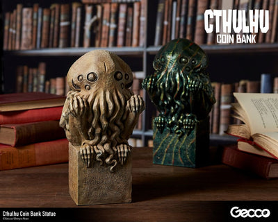 H.P. Lovecraft Cthulhu Mythos Coin Bank Statue Cthulhu (Original Color) 24cm - Scale Statue - Gecco - Hobby Figures UK