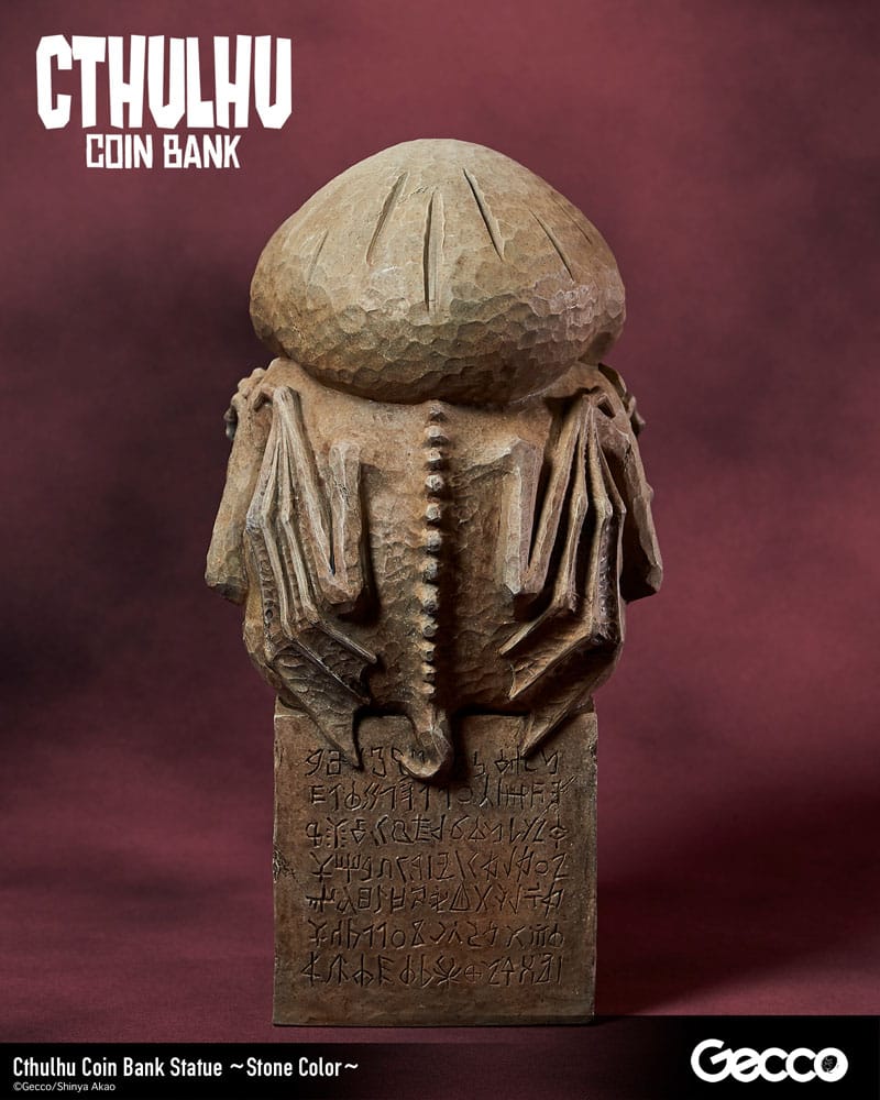 H.P. Lovecraft Cthulhu Mythos Coin Bank Statue Cthulhu (Stone Color) 24cm - Scale Statue - Gecco - Hobby Figures UK