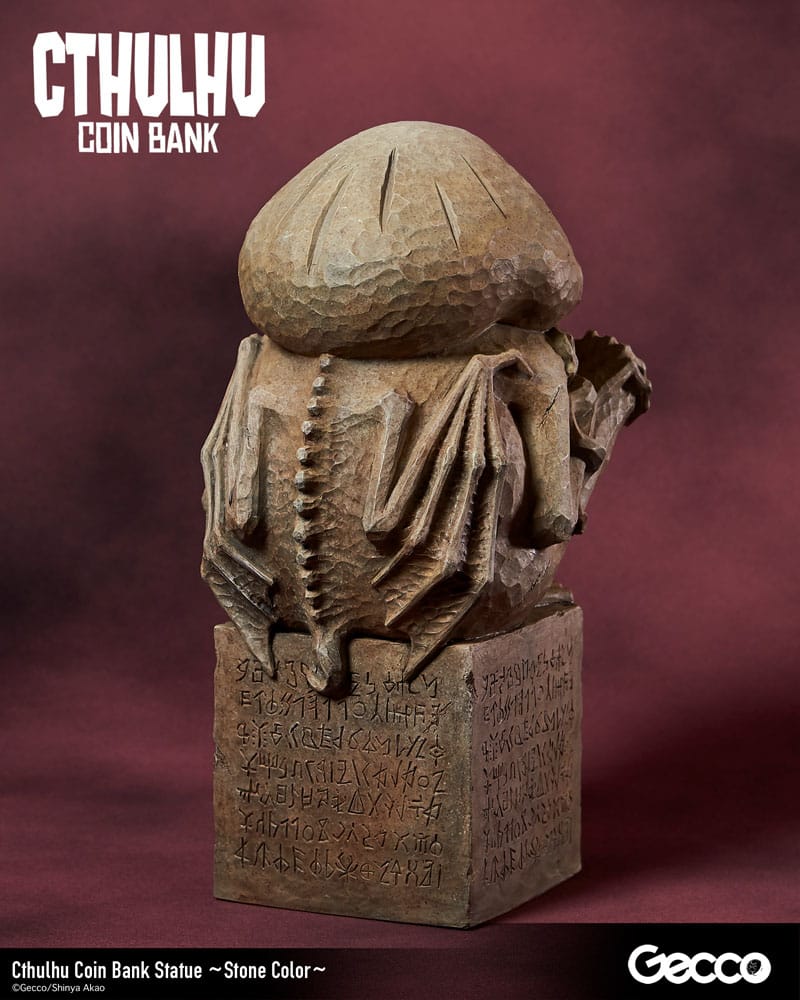 H.P. Lovecraft Cthulhu Mythos Coin Bank Statue Cthulhu (Stone Color) 24cm - Scale Statue - Gecco - Hobby Figures UK