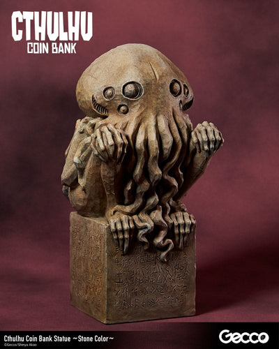 H.P. Lovecraft Cthulhu Mythos Coin Bank Statue Cthulhu (Stone Color) 24cm - Scale Statue - Gecco - Hobby Figures UK