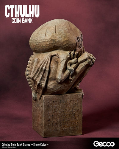 H.P. Lovecraft Cthulhu Mythos Coin Bank Statue Cthulhu (Stone Color) 24cm - Scale Statue - Gecco - Hobby Figures UK